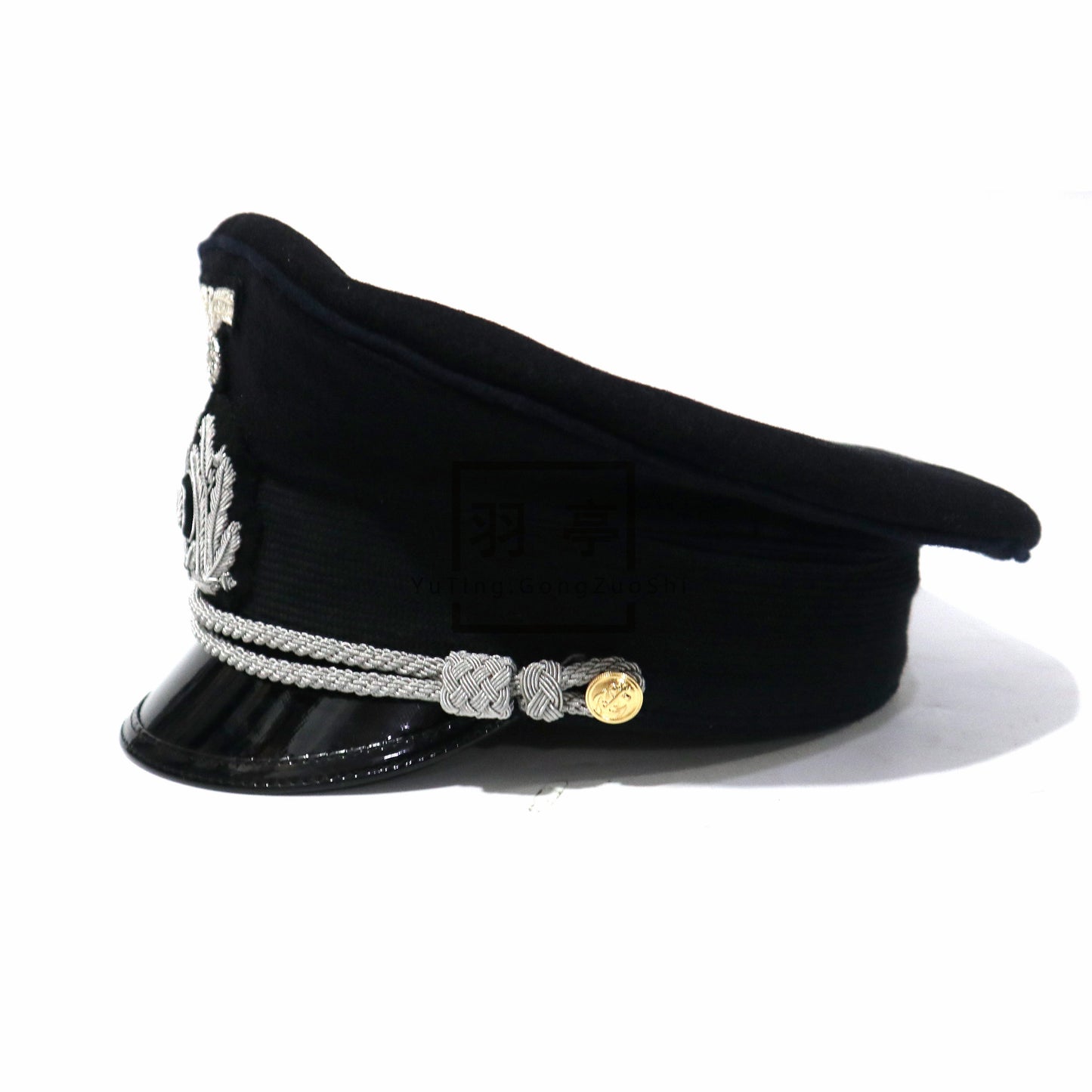 复刻二战德国海军法务大檐帽Reproduction WWII Kriegsmarine Administrative Officer Visor Cap