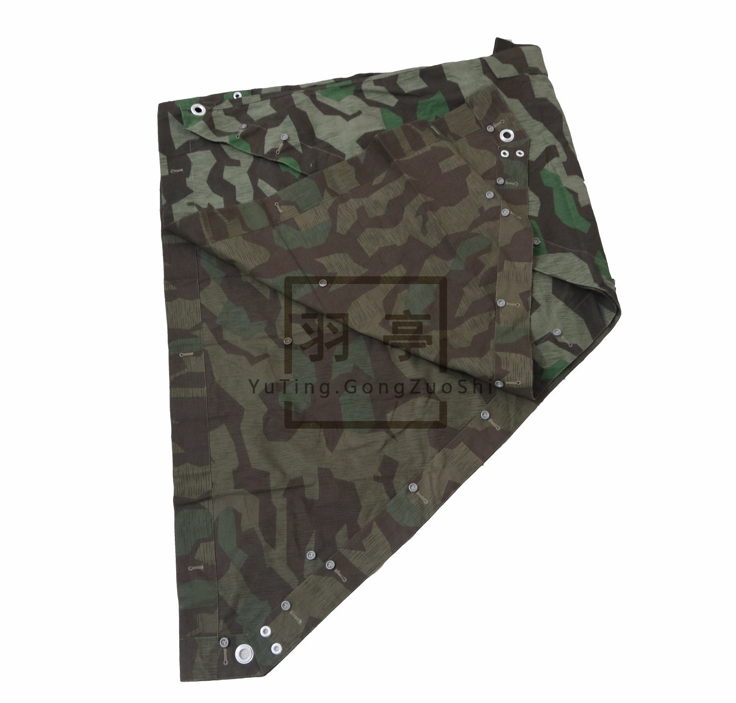 WWII German High-Quality M31 Zeltbahn in Splittertarn camouflage