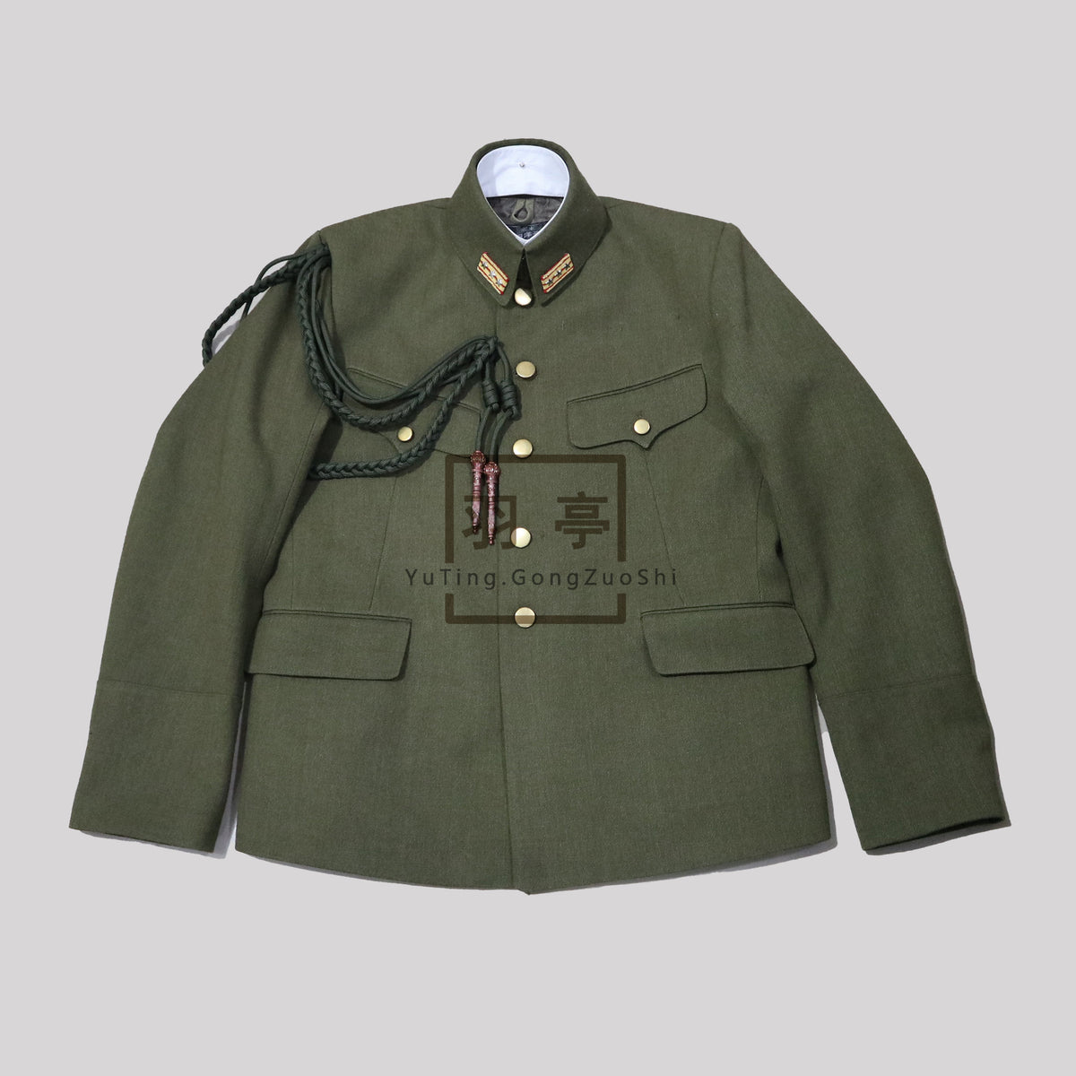 旧日本陆军九八式制服影视道具主角量身订制Custom Bespoke IJA Type 98 Uniform Replica, WWII Japanese Army Military Costume for Movie, Theater & Cosplay Prop