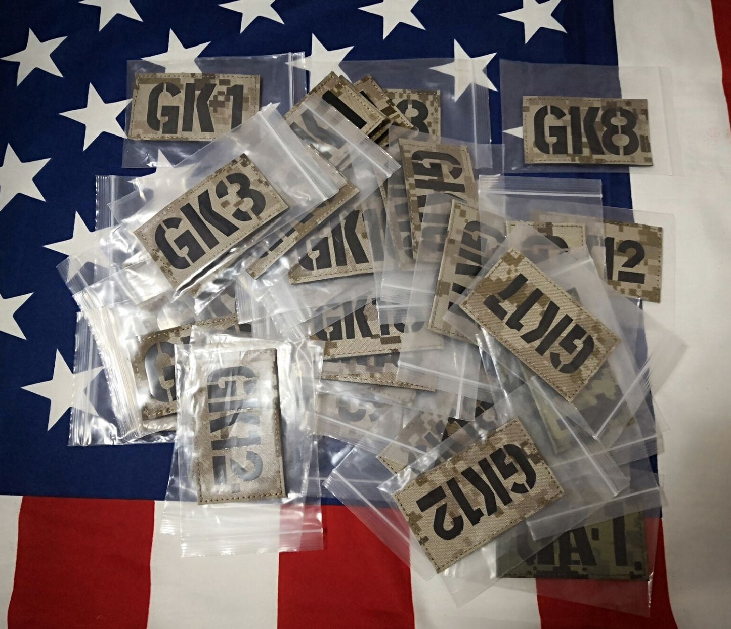 羽亭推荐GK系列海豹呼号章臂章500D尼龙 MultiCam/AOR1色魔术贴