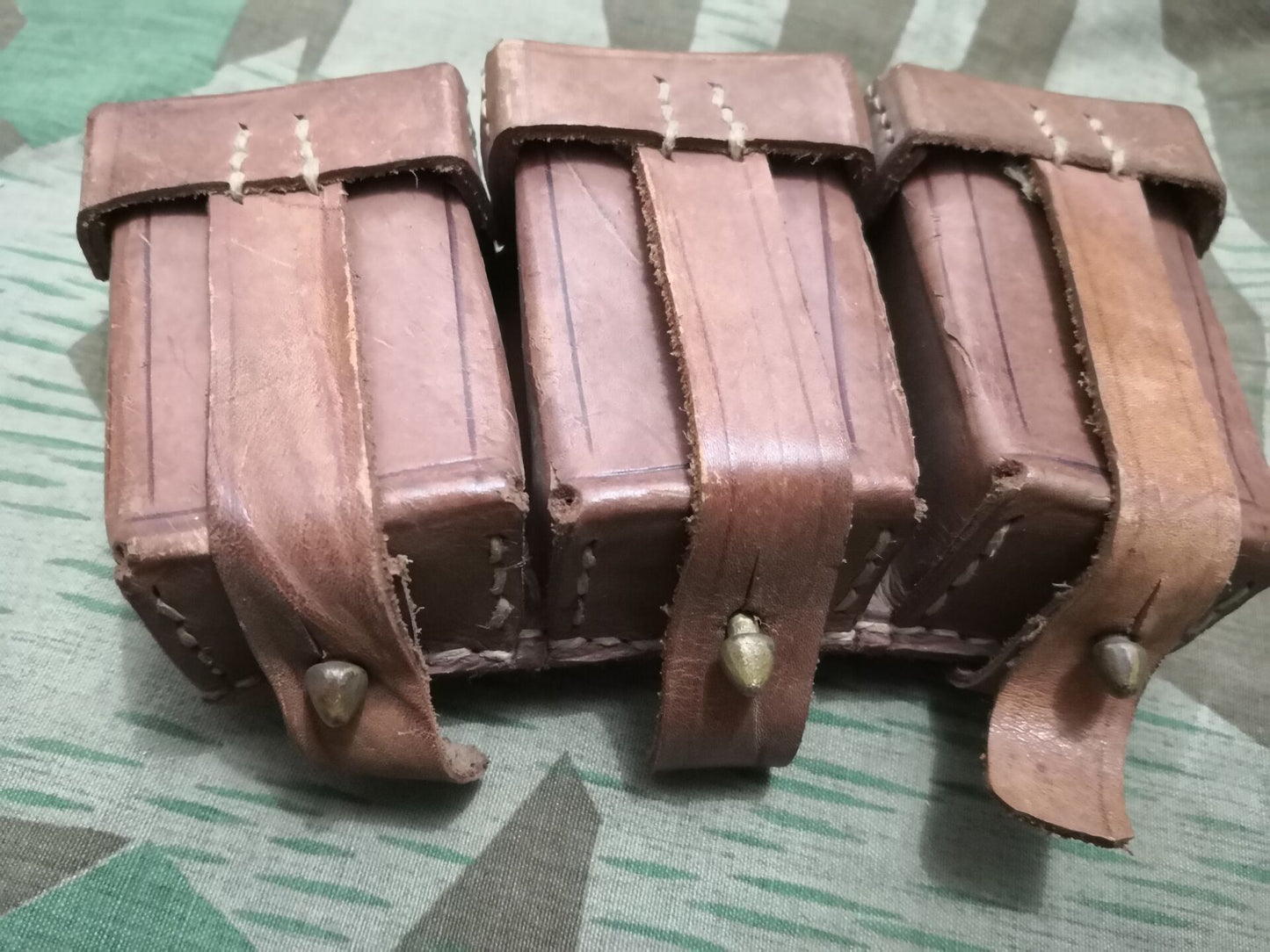 羽亭推荐战后德国生产腰包皮夹牛皮可cos国军纪念收藏制服装备