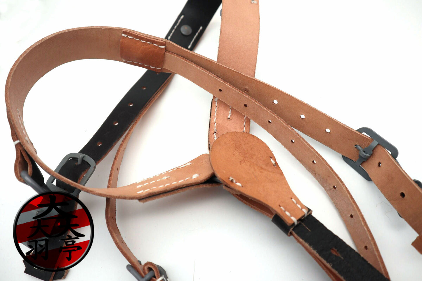 羽亭推荐德国负重牛皮y带携行具制服装备重演历史舞台道具收藏ww2