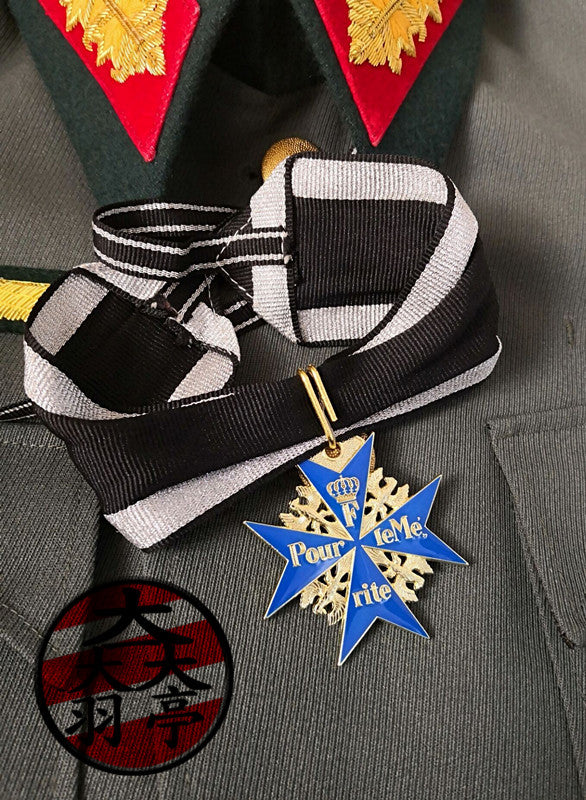 羽亭推荐蓝马蓝色马克思勋章cos颈绶重演隆美尔