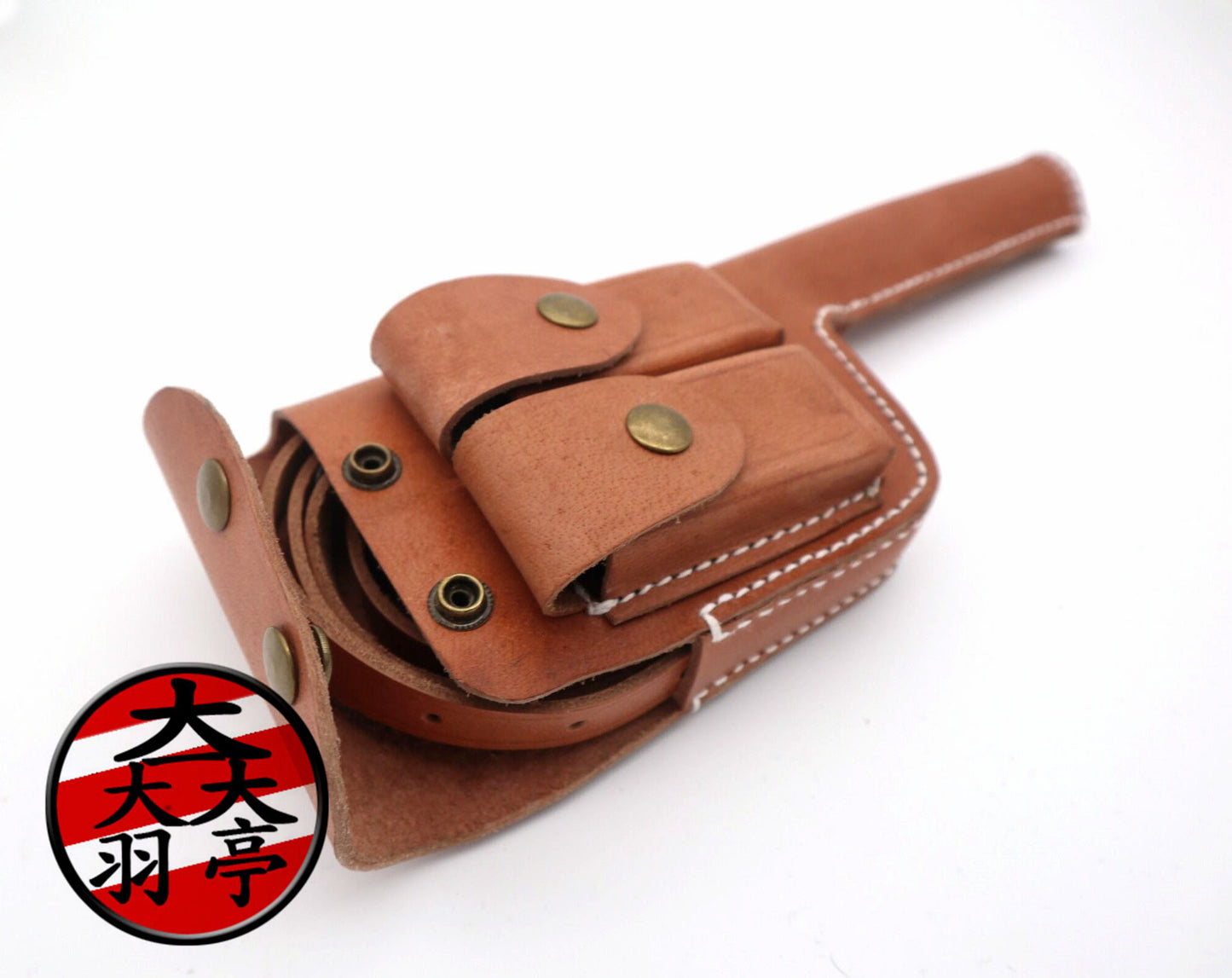 羽亭推荐二战国军毛瑟c96皮盒套盒子炮德式同款影视道具亮剑ww2