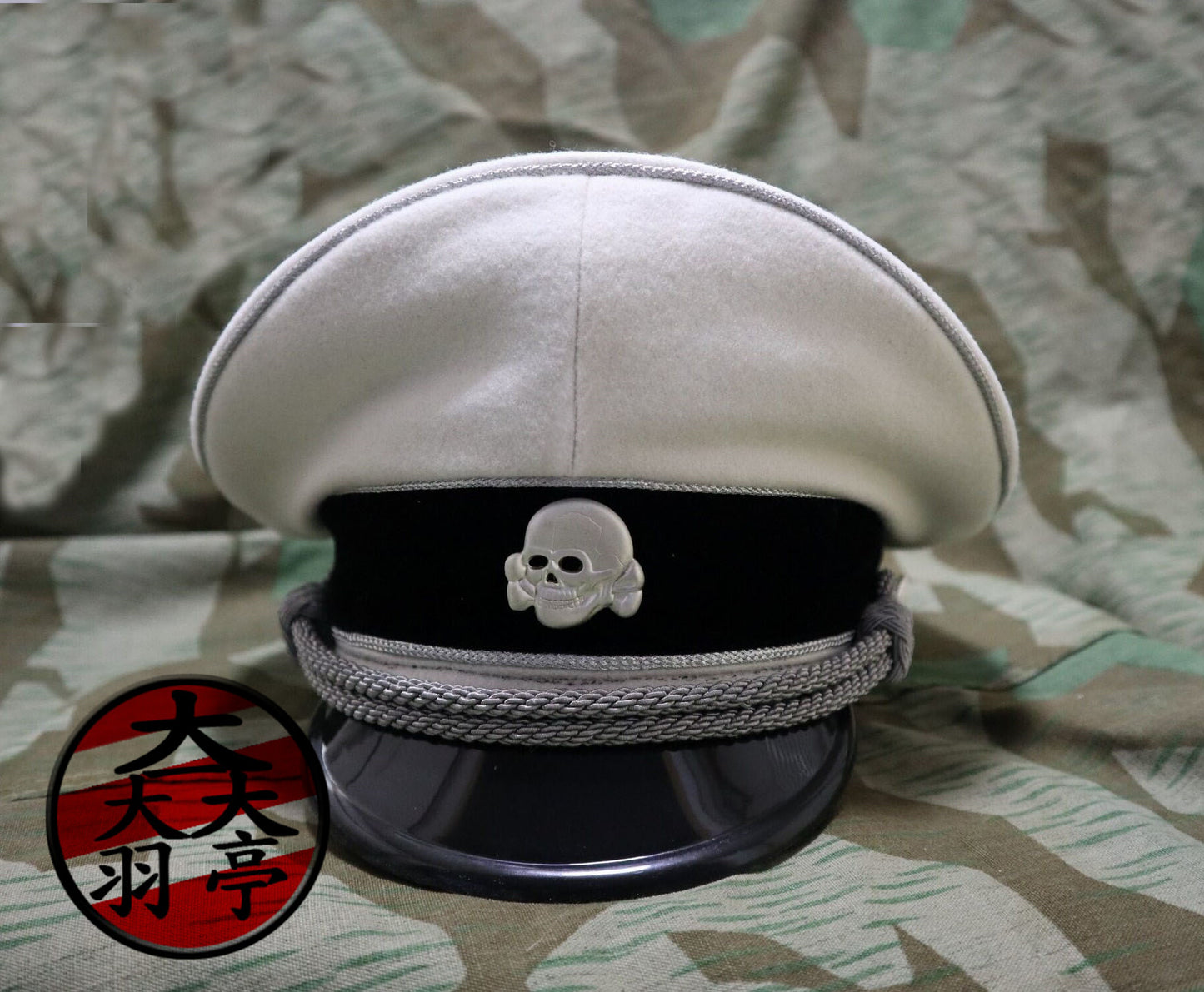 羽亭推荐德国白色毛呢大檐帽wswh奔尼鸭舌软山地船帽魏玛普鲁士