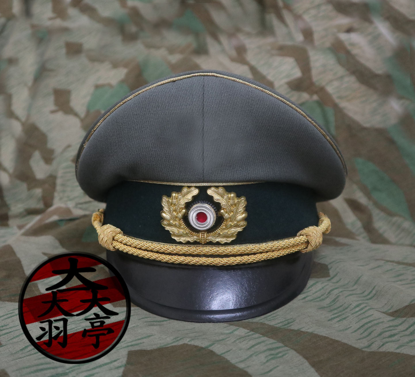 羽亭推荐德国将官大檐帽我们的隆美尔同款外贸出口战争重演制服