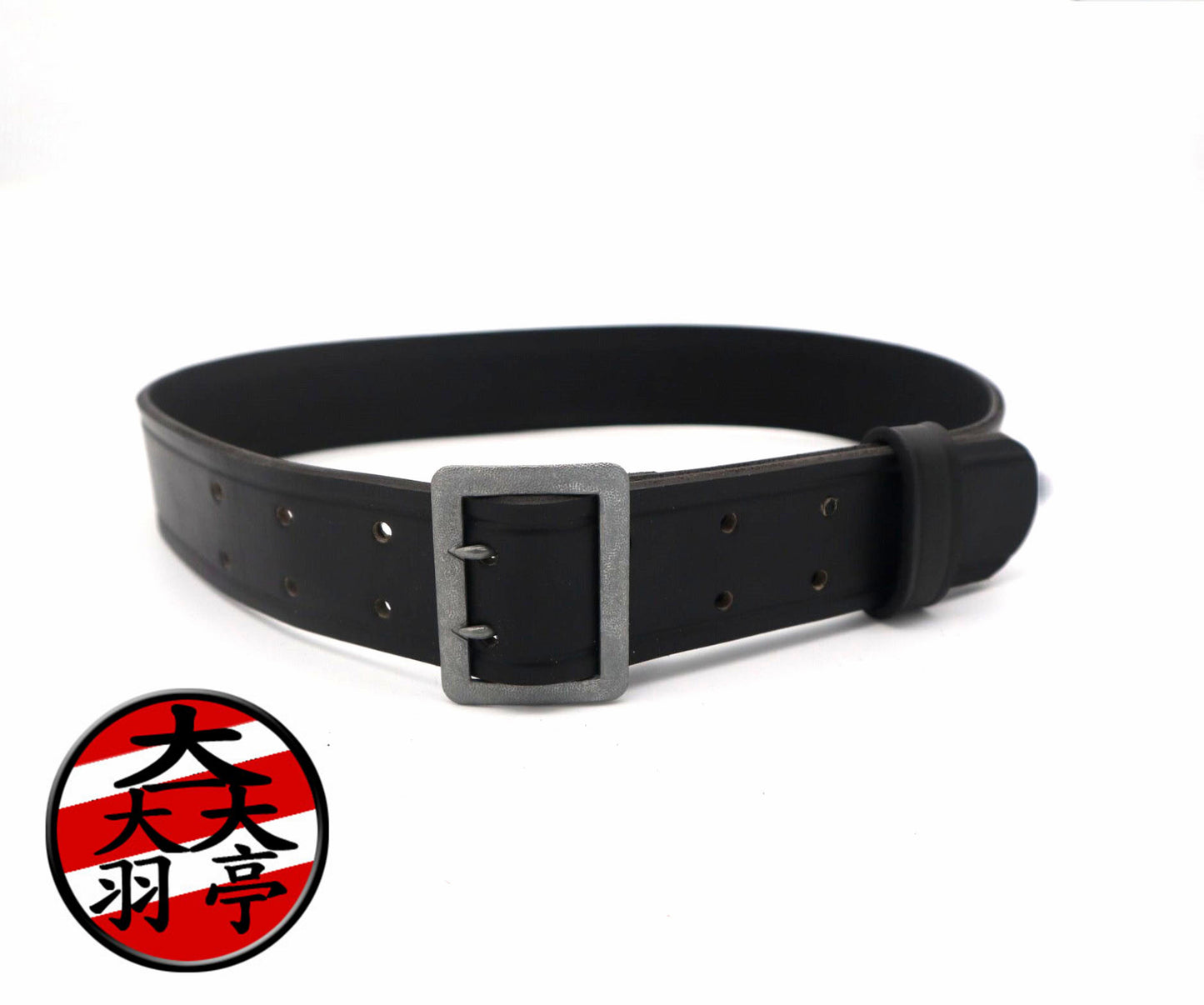 羽亭推荐德军官用腰带黑色黄色将校制服装备牛皮双叉腰带扣ww2