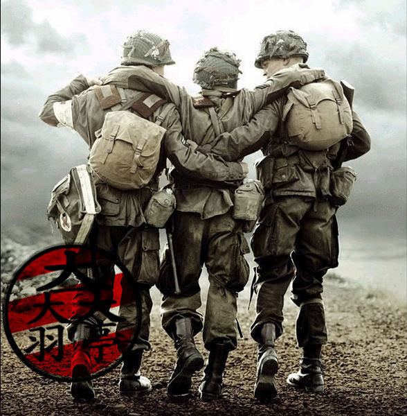 羽亭推荐美军ww2X带Y带101空降师同款制服装备重演负重携行具