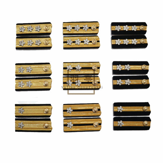 旧日本海军二种制服的ijn肩章Shoulder Boards of the Second-Type Uniform of the Imperial Japanese Navy