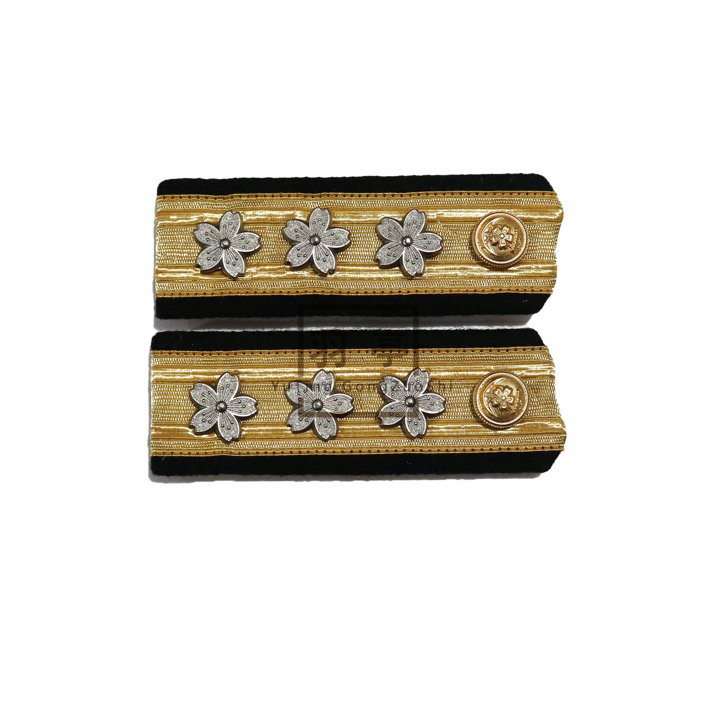 旧日本海军二种制服的ijn肩章Shoulder Boards of the Second-Type Uniform of the Imperial Japanese Navy
