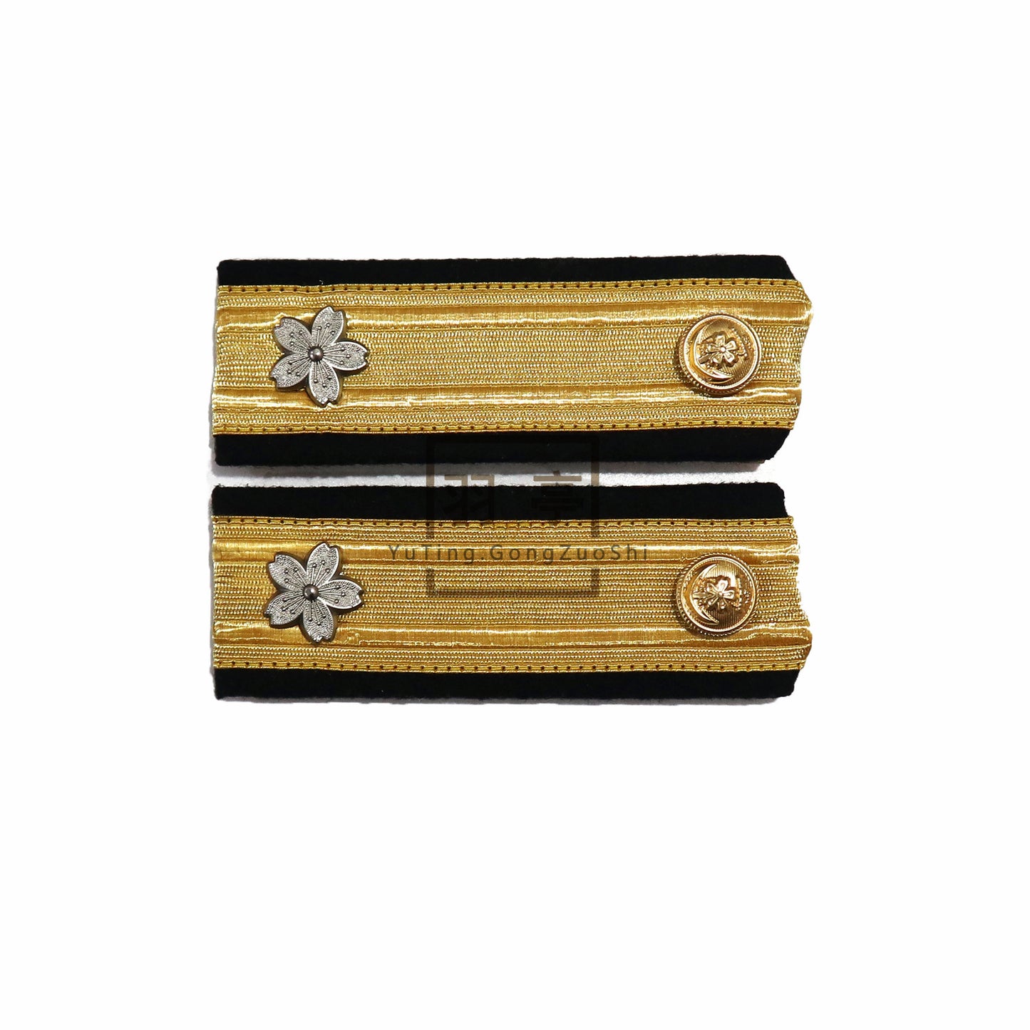 旧日本海军二种制服的ijn肩章Shoulder Boards of the Second-Type Uniform of the Imperial Japanese Navy
