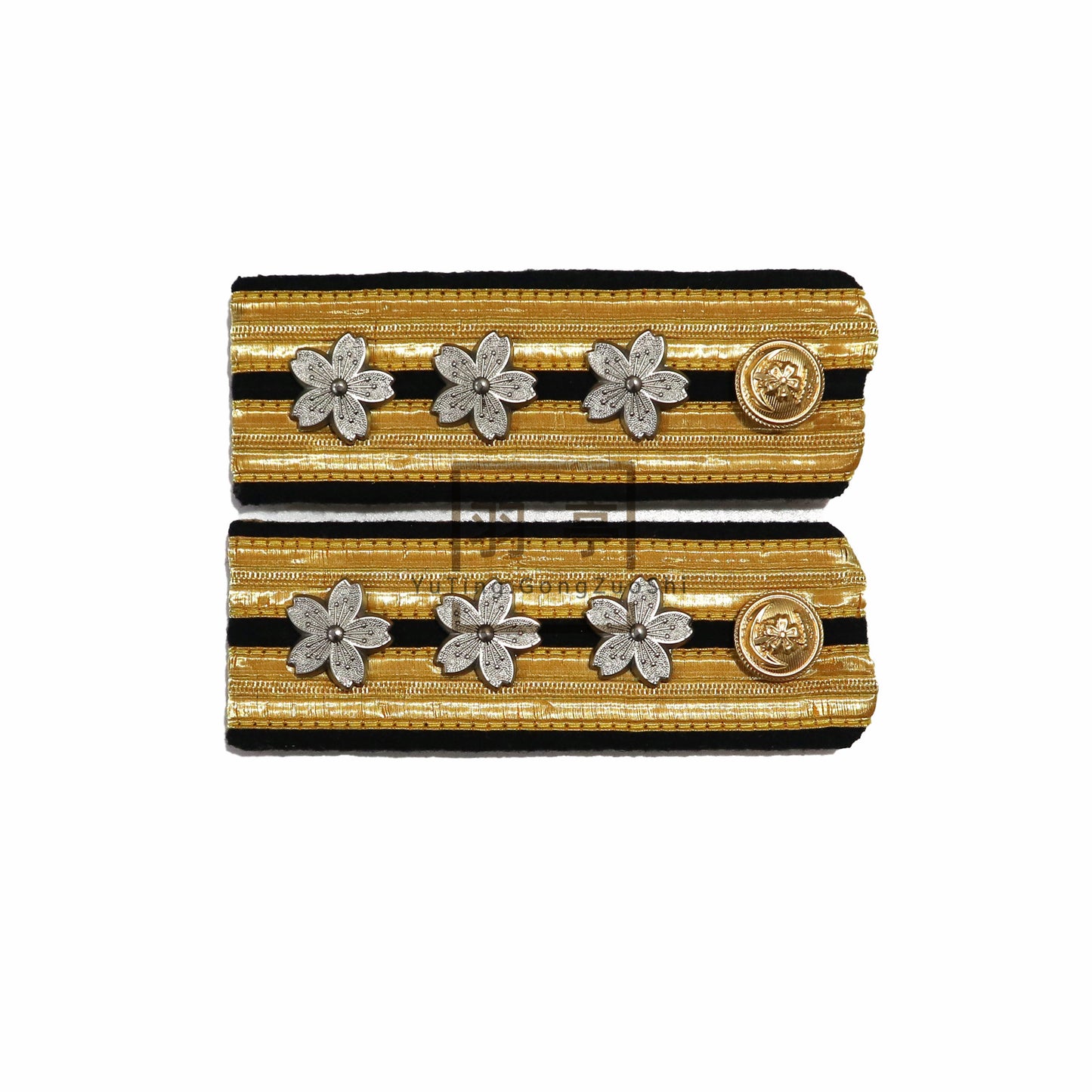 旧日本海军二种制服的ijn肩章Shoulder Boards of the Second-Type Uniform of the Imperial Japanese Navy