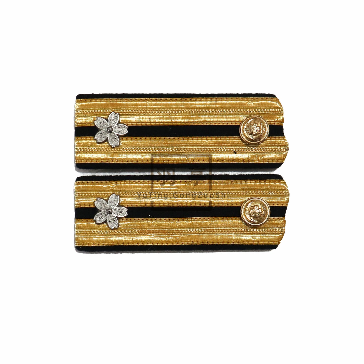 旧日本海军二种制服的ijn肩章Shoulder Boards of the Second-Type Uniform of the Imperial Japanese Navy