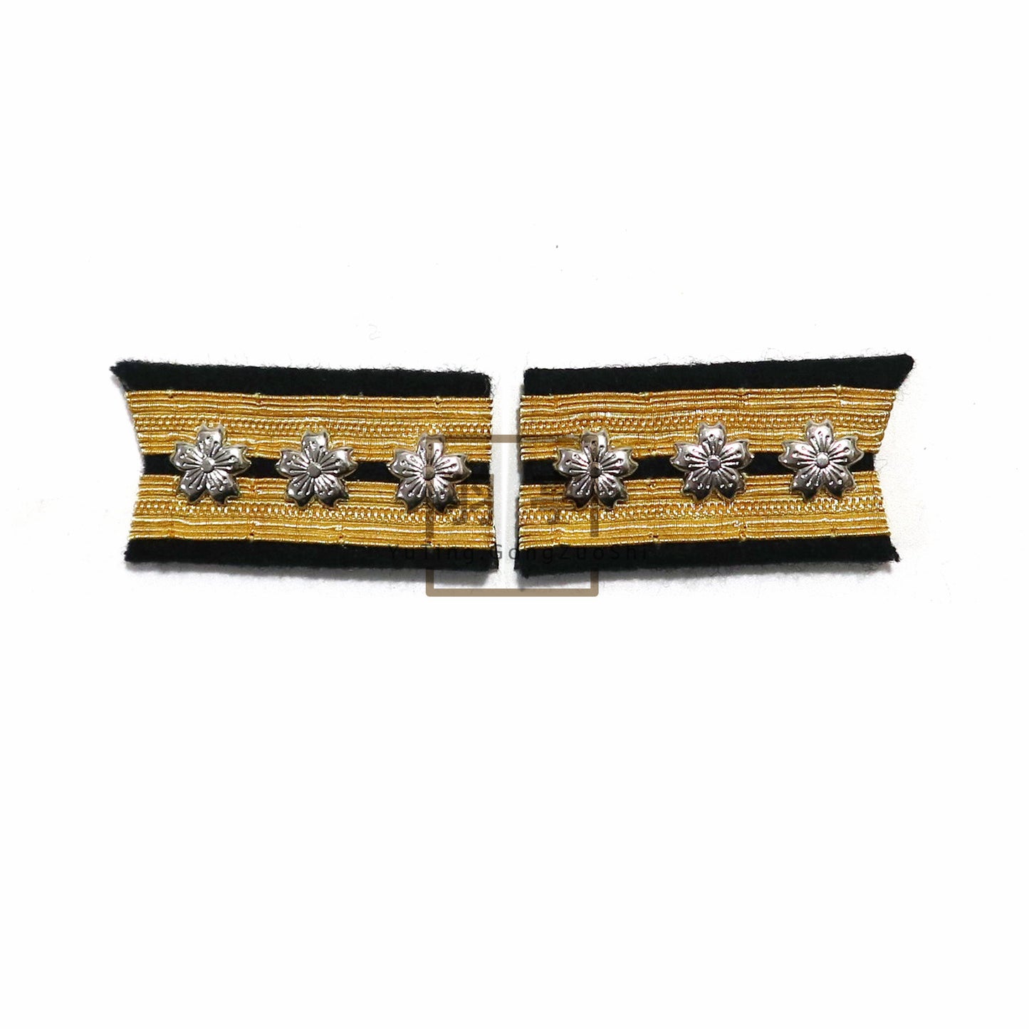 旧日本海军一种襟章ijn Collar insignia of a type of Imperial Japanese Navy uniform
