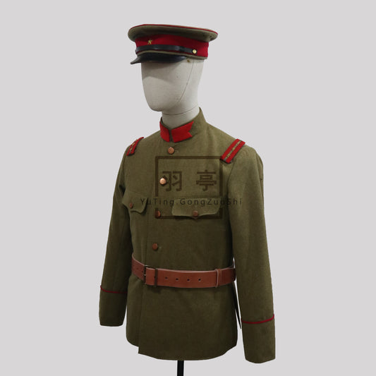 旧日本陆军四五式士兵冬季毛呢制服影视道具Type 45 IJA Enlisted Winter Wool Uniform Replica - Historical Reenactment Film Prop Costume
