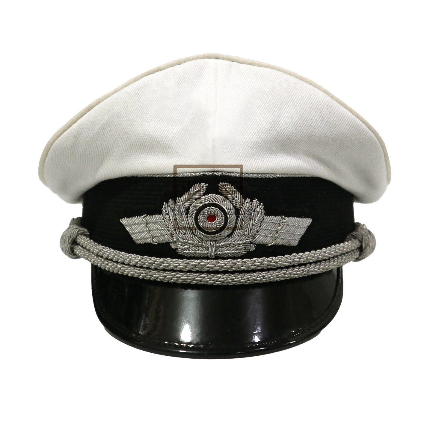德空大檐帽夏季cosplay  Luftwaffe‑Style Summer Peaked Cap, Cosplay Prop