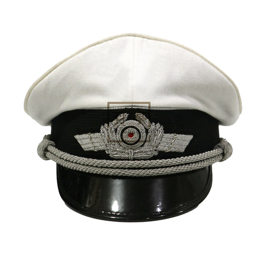 德空大檐帽夏季cosplay  Luftwaffe‑Style Summer Peaked Cap, Cosplay Prop