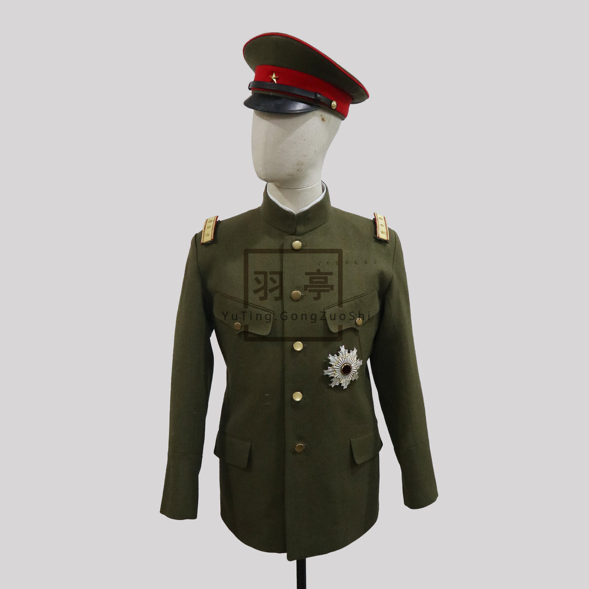 旧日本陆军昭五式将校制服影视道具电影拍摄专用IJA M1930 Showa Type 5 Officer Uniform, Professional Film & Movie Shooting Prop