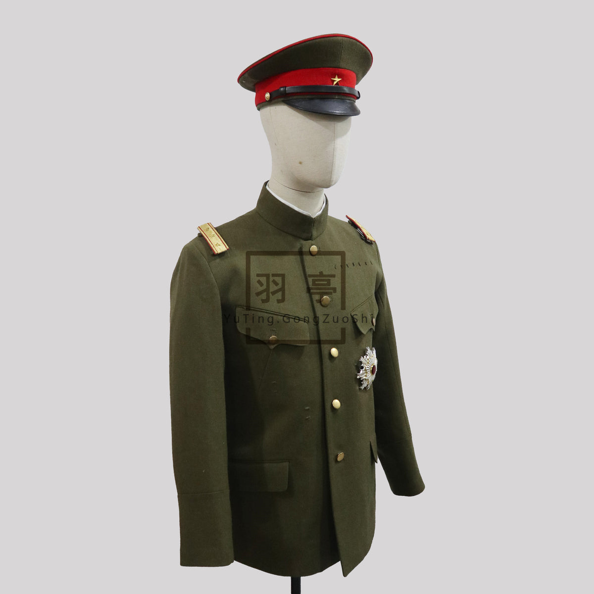 旧日本陆军昭五式将校制服影视道具电影拍摄专用IJA M1930 Showa Type 5 Officer Uniform, Professional Film & Movie Shooting Prop