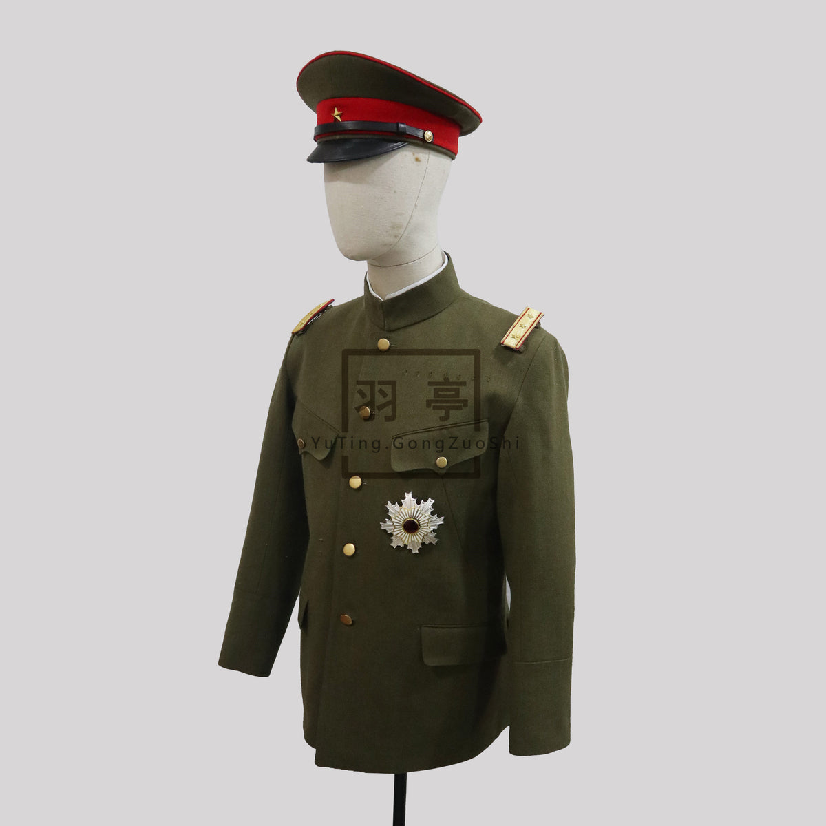 旧日本陆军昭五式将校制服影视道具电影拍摄专用IJA M1930 Showa Type 5 Officer Uniform, Professional Film & Movie Shooting Prop