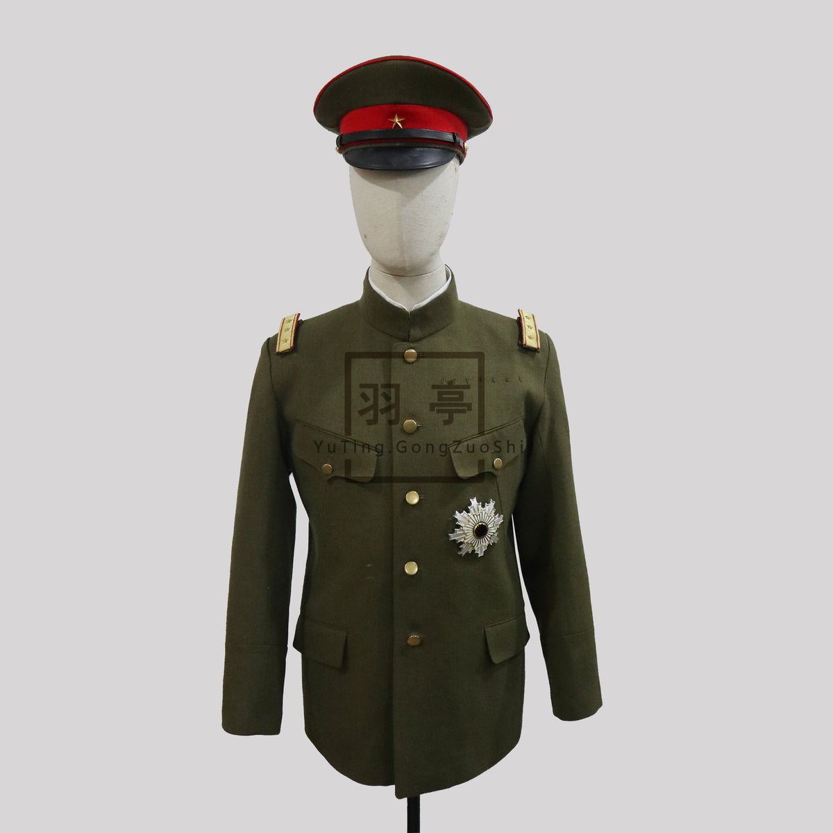 旧日本陆军昭五式将校制服影视道具电影拍摄专用IJA M1930 Showa Type 5 Officer Uniform, Professional Film & Movie Shooting Prop