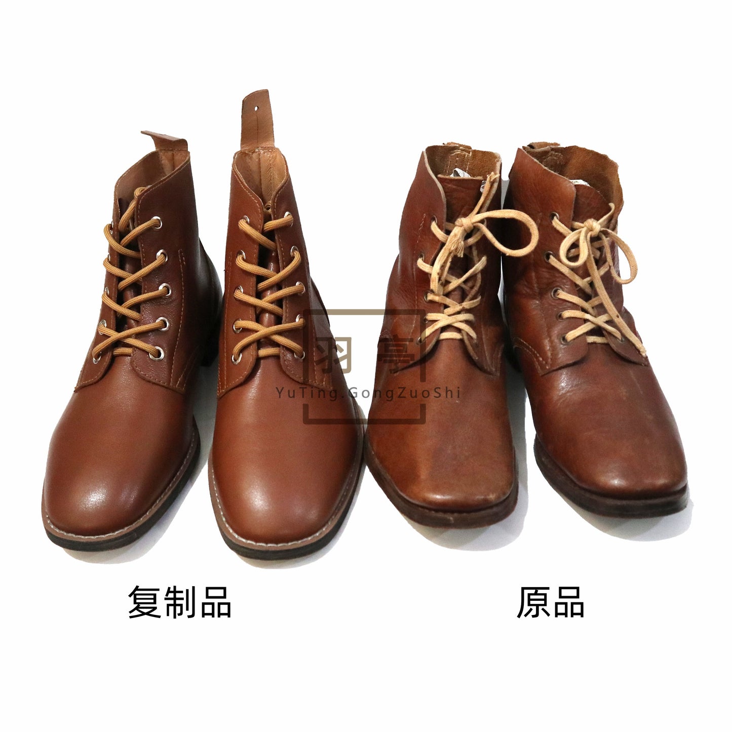 二战旧日本陆军编上靴复制品WWII IJA Lace-up Boots Replica