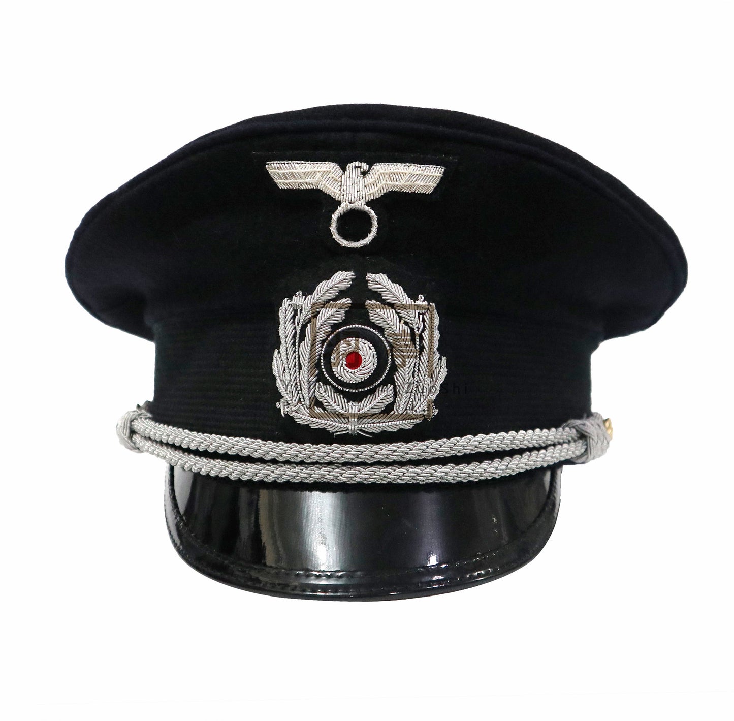 复刻二战德国海军法务大檐帽Reproduction WWII Kriegsmarine Administrative Officer Visor Cap