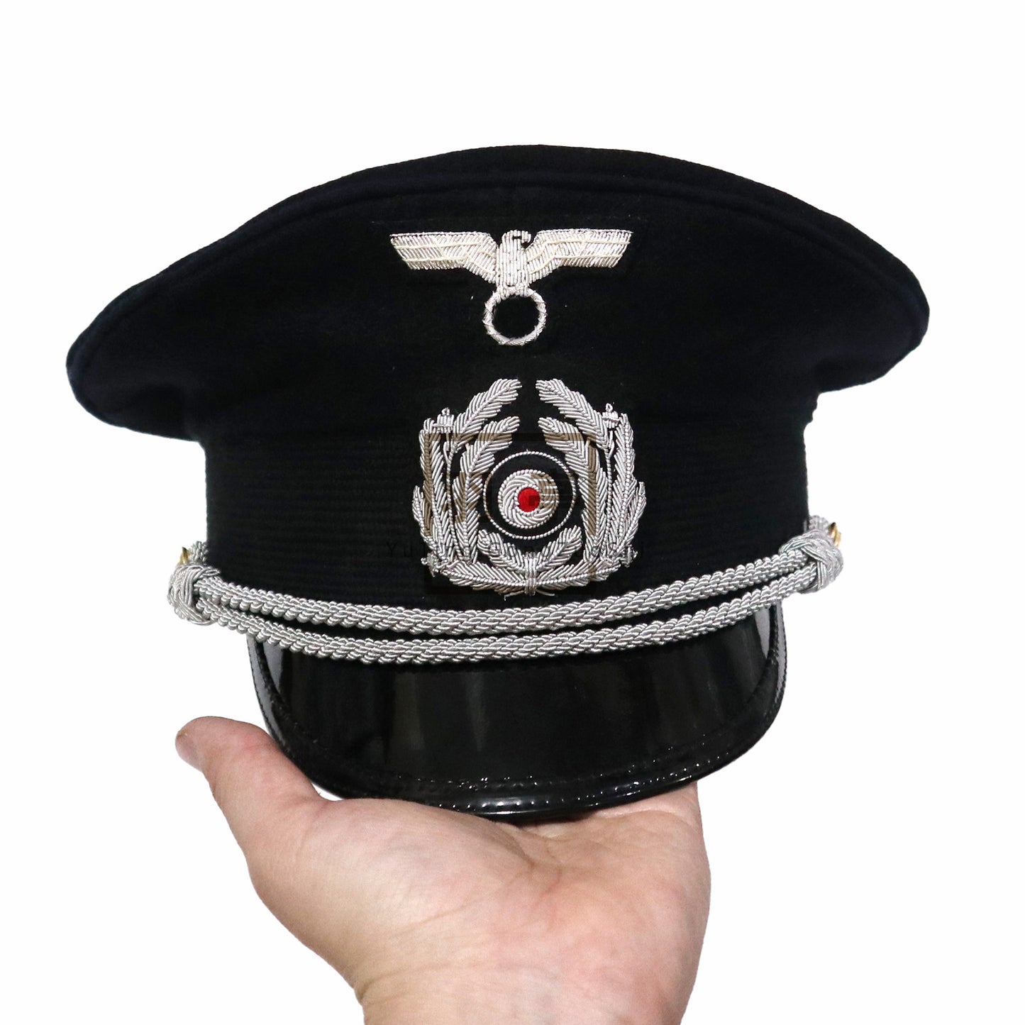 复刻二战德国海军法务大檐帽Reproduction WWII Kriegsmarine Administrative Officer Visor Cap