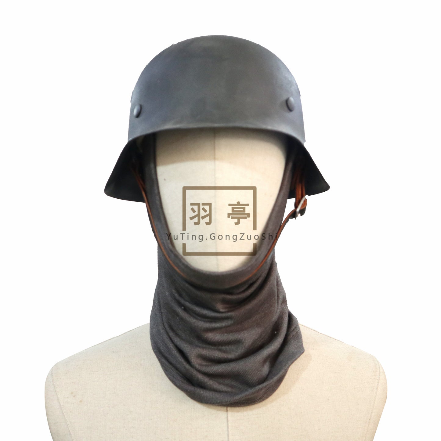 复刻二战德军防寒头套针织灰色款WWII German Army Reproduction Grey Knitted Winter Balaclava