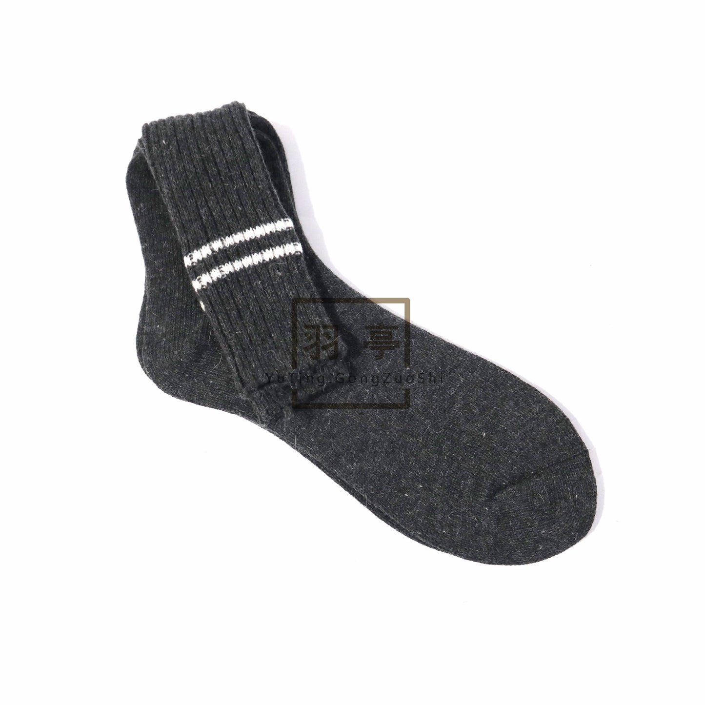 复刻二战德军士兵灰色棉袜兔毛WWII German Army Reproduction Grey Rabbit Hair Blend Socks