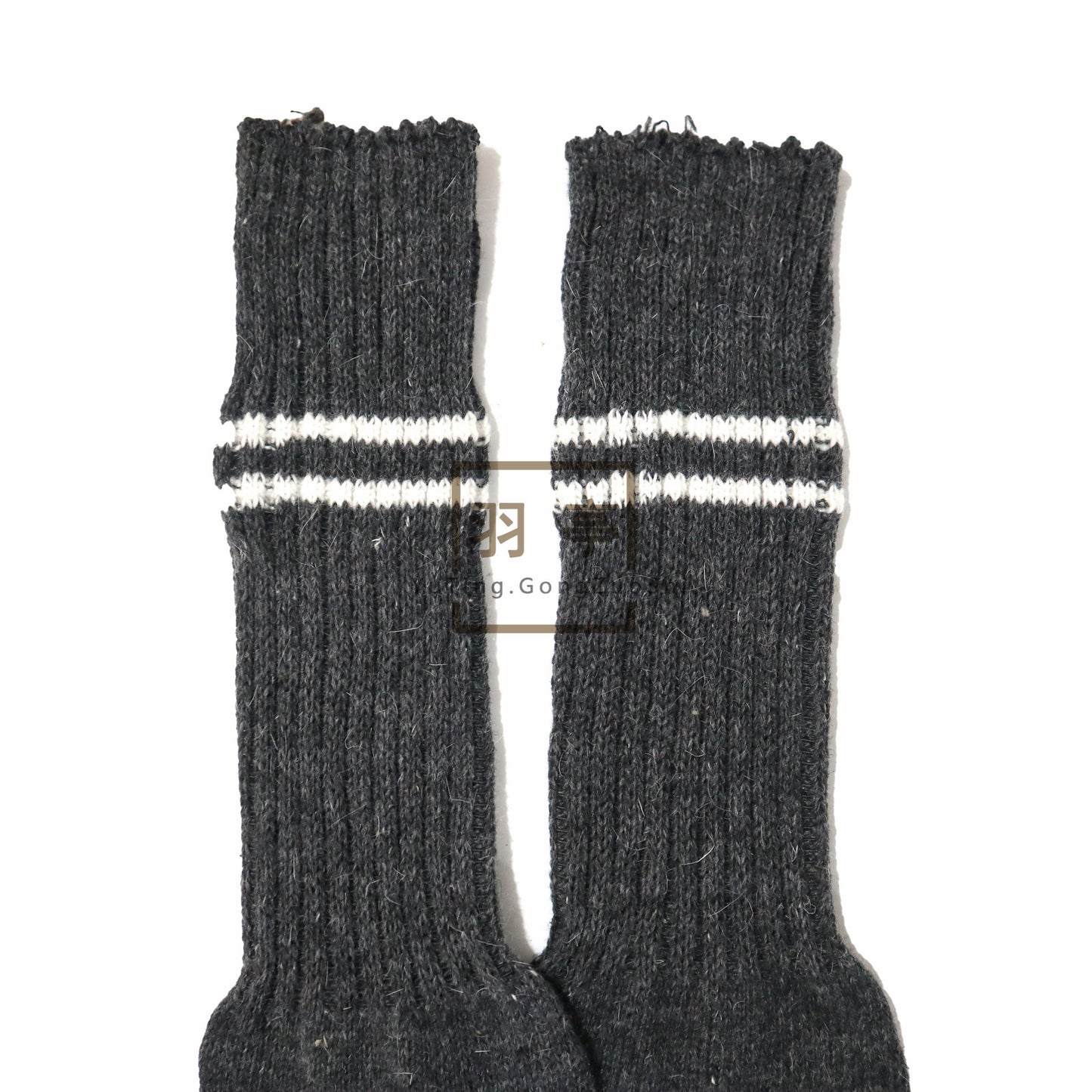 复刻二战德军士兵灰色棉袜兔毛WWII German Army Reproduction Grey Rabbit Hair Blend Socks