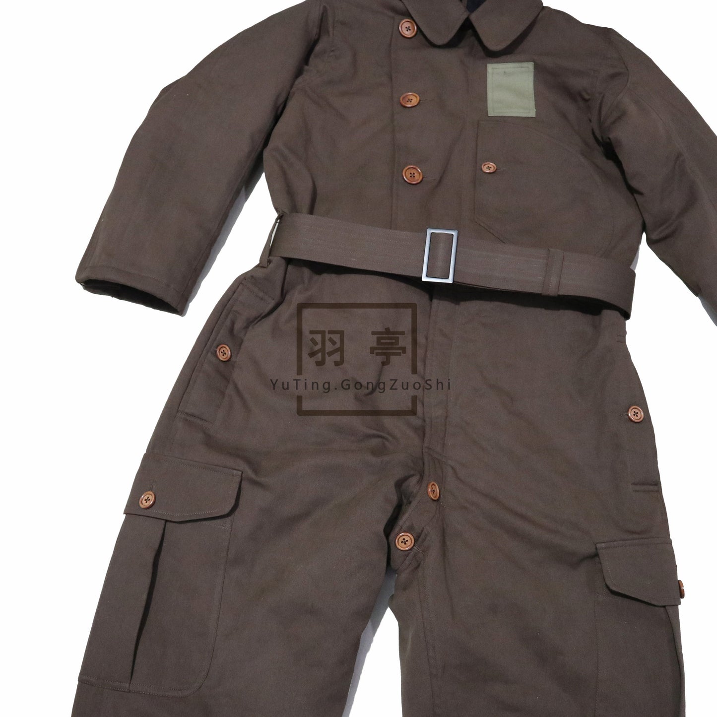 旧日本海軍航空隊飛行服複製品影視道具Imperial Japanese Navy Air Service Flight Suit Reproduction Film Prop