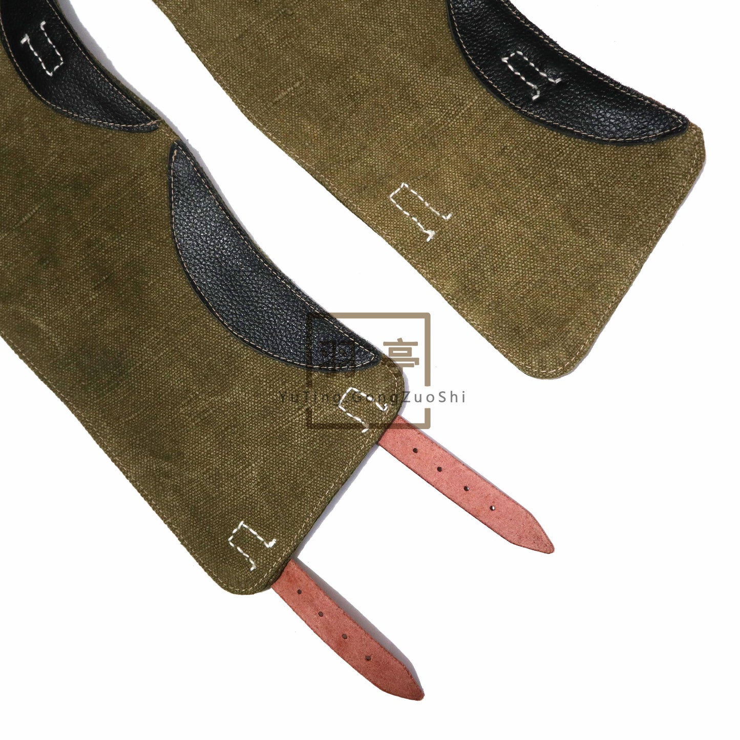 复制二战德国绑腿WWII German Wool Puttees Leg Wraps, Military Reenactment Movie Costume Prop