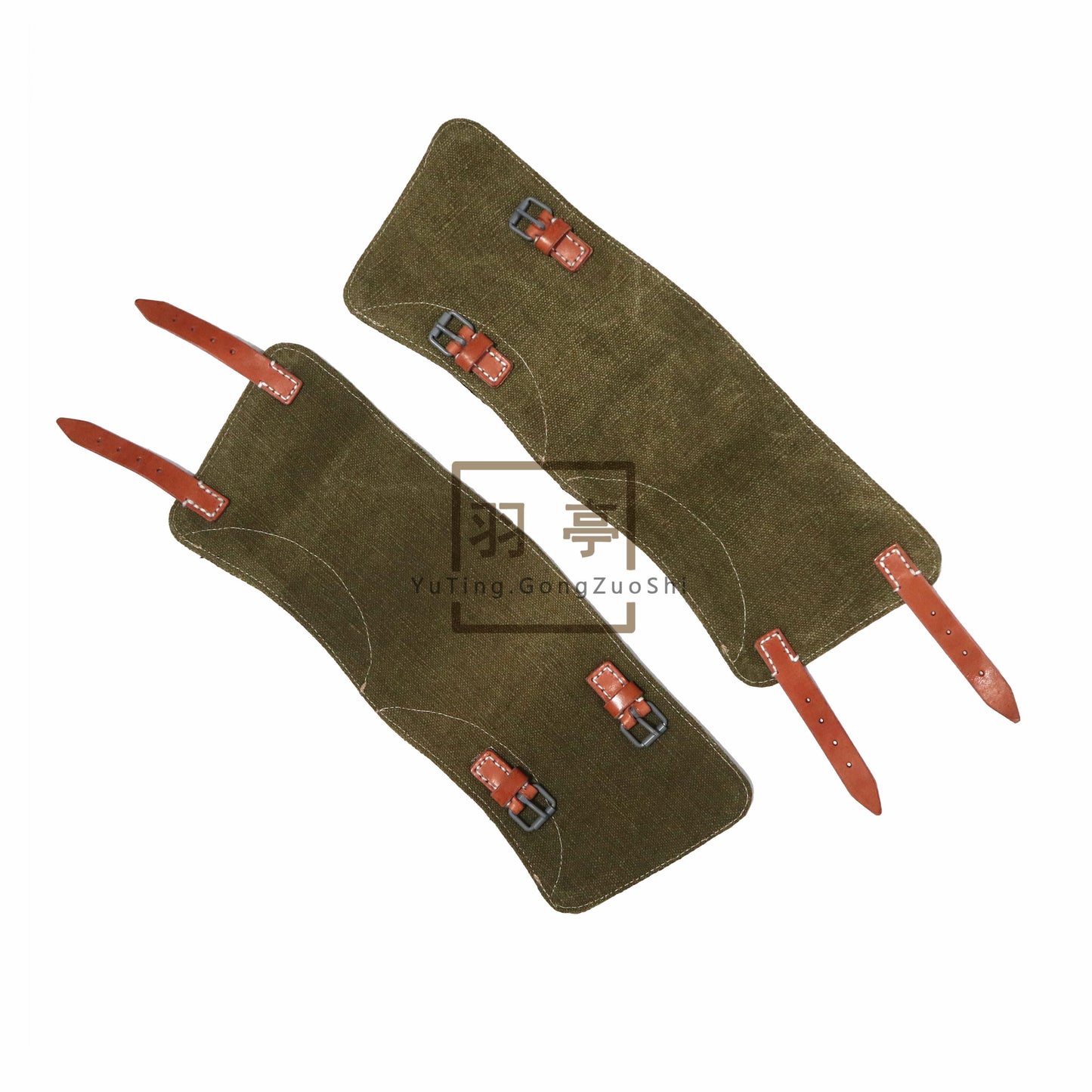 复制二战德国绑腿WWII German Wool Puttees Leg Wraps, Military Reenactment Movie Costume Prop