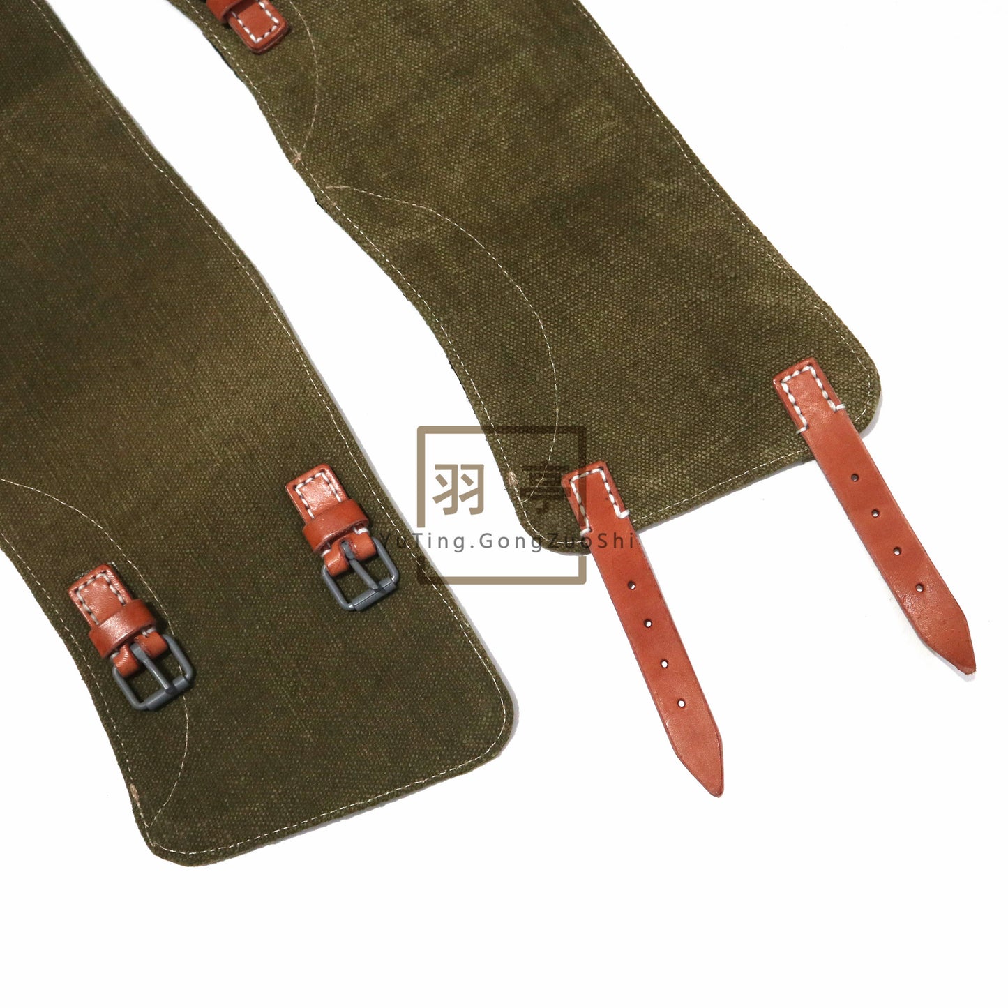 复制二战德国绑腿WWII German Wool Puttees Leg Wraps, Military Reenactment Movie Costume Prop