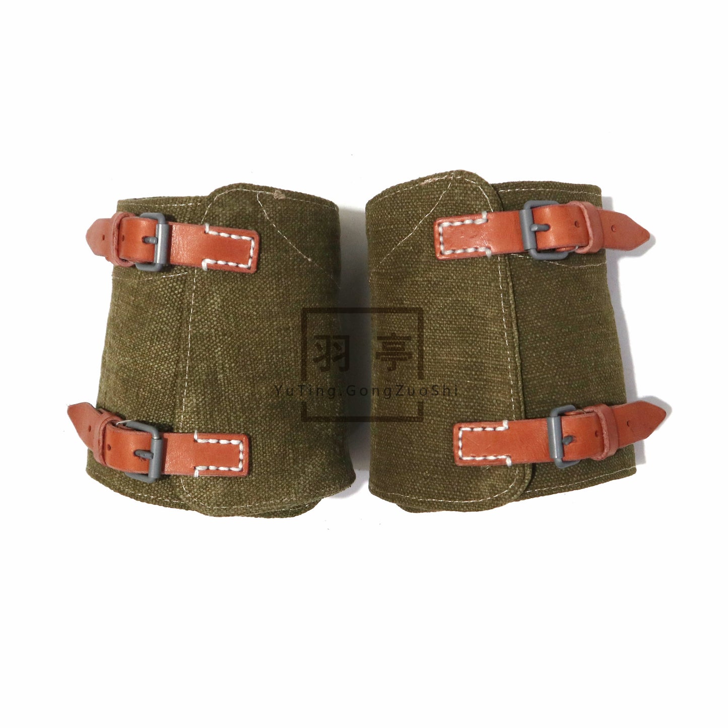 复制二战德国绑腿WWII German Wool Puttees Leg Wraps, Military Reenactment Movie Costume Prop