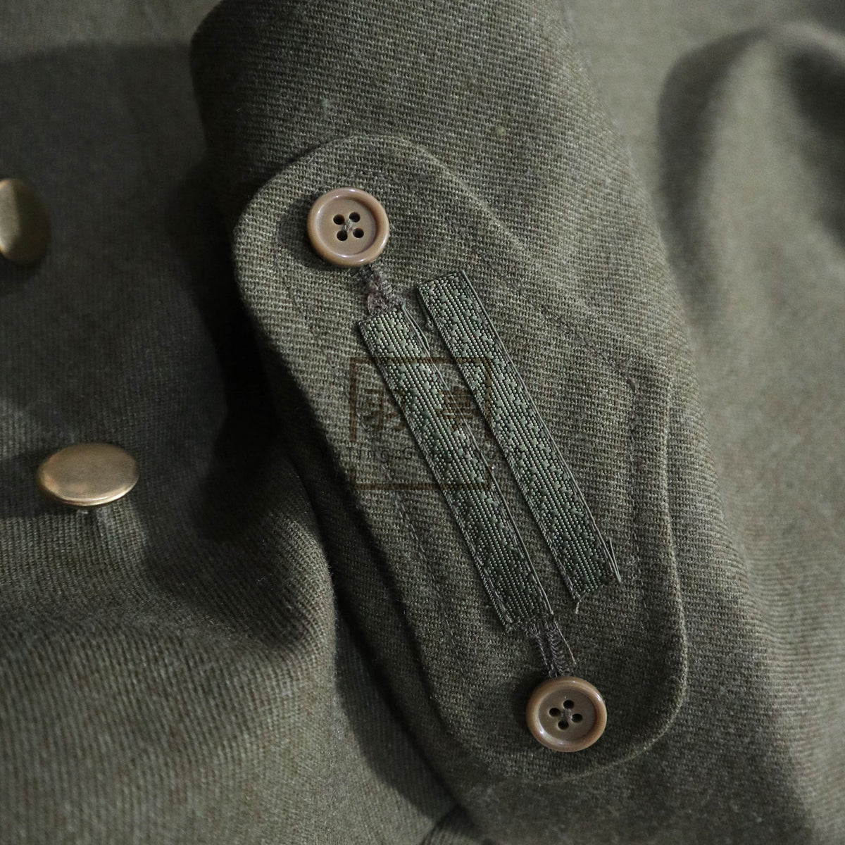 旧日本陆军三式将校大衣影视道具Type 3 IJA Officer Wool Greatcoat Replica - Historical Film Prop & Reenactment Costume