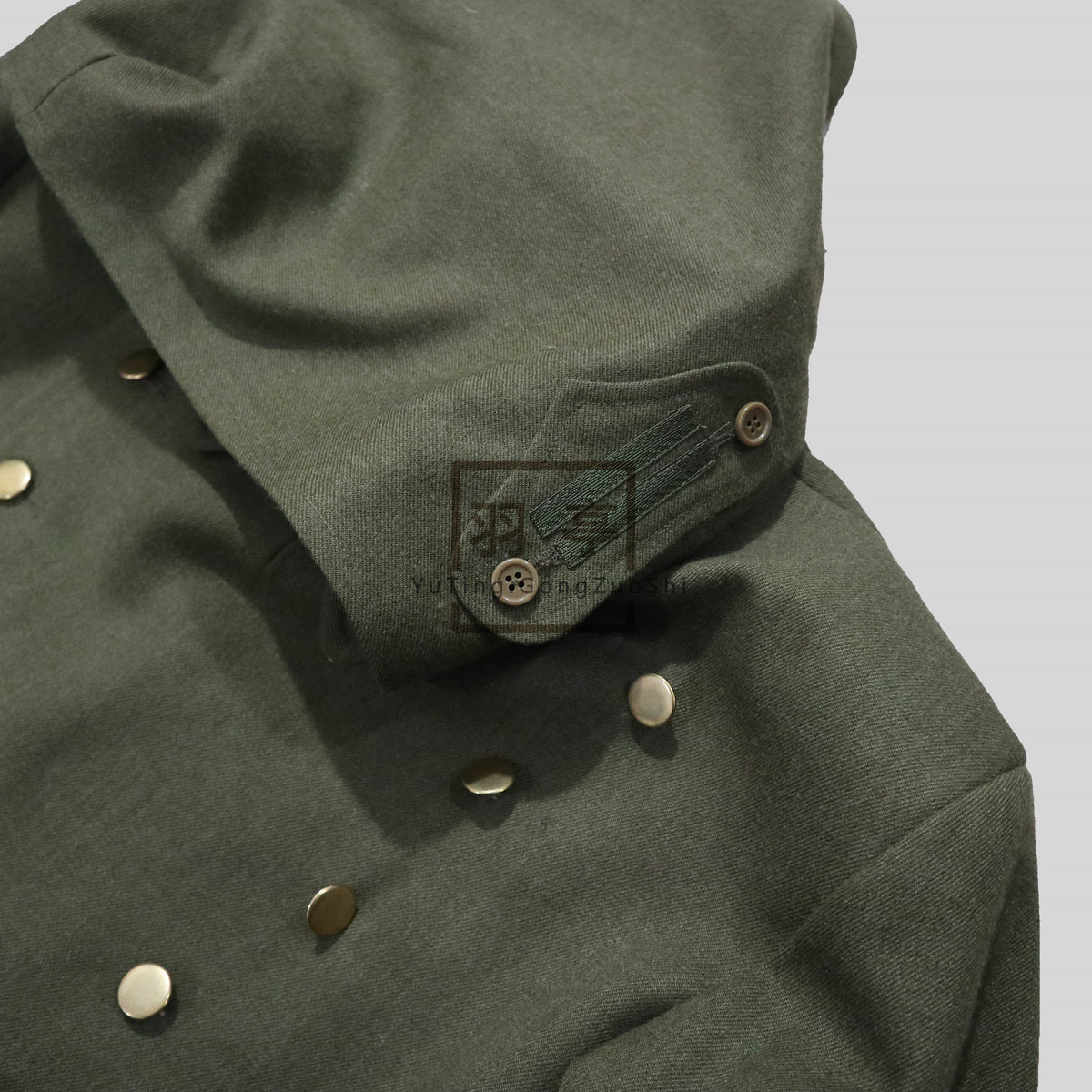 旧日本陆军三式将校大衣影视道具Type 3 IJA Officer Wool Greatcoat Replica - Historical Film Prop & Reenactment Costume