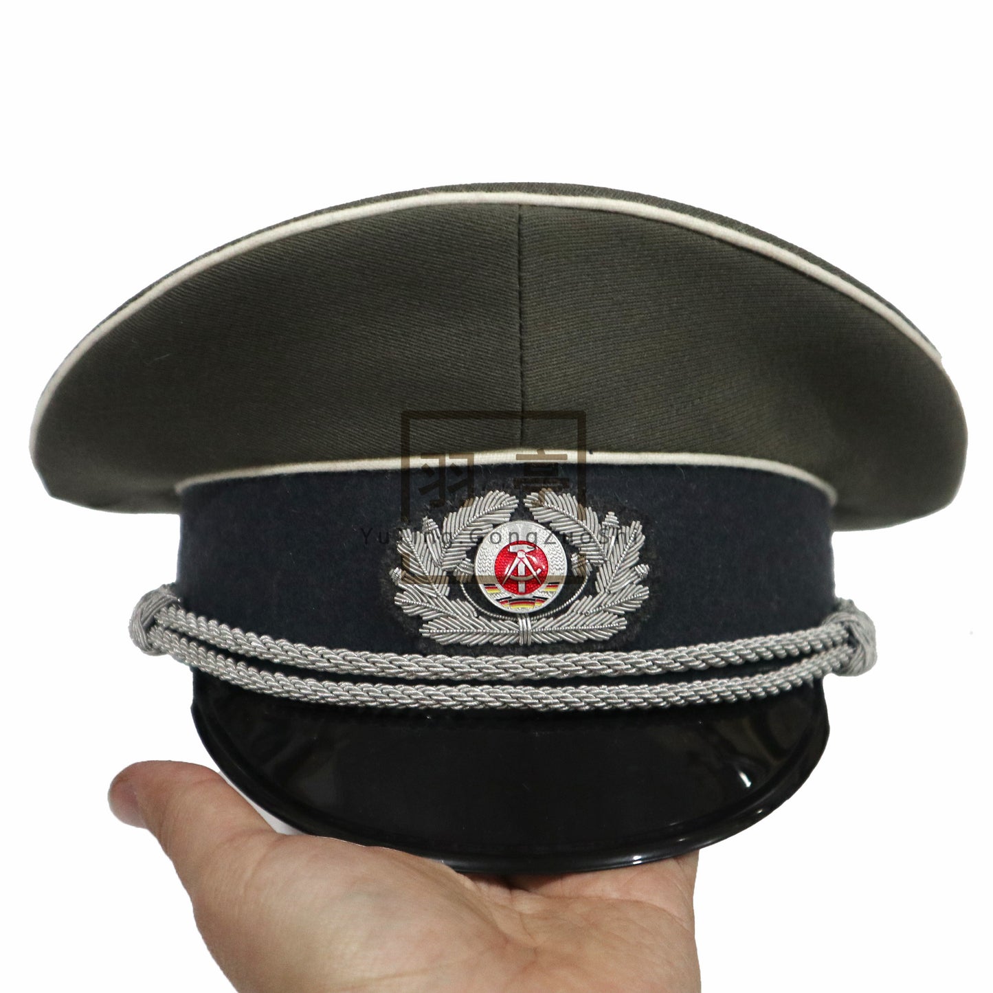 复制东德早期金属丝大檐帽