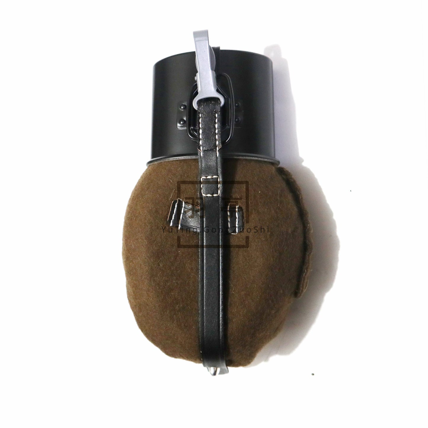 复刻二战德国m31型水壶毛毡影视道具WW2 German M31 Canteen with Felt Cover Replica, Movie Prop Reenactment Gear, Historical Reproduction Militaria Collectible