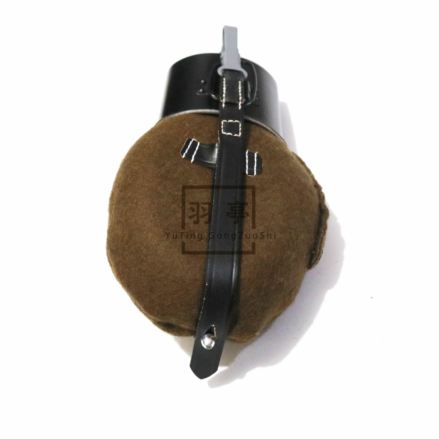 复刻二战德国m31型水壶毛毡影视道具WW2 German M31 Canteen with Felt Cover Replica, Movie Prop Reenactment Gear, Historical Reproduction Militaria Collectible