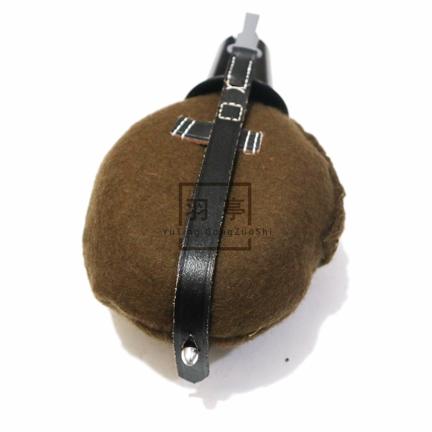 复刻二战德国m31型水壶毛毡影视道具WW2 German M31 Canteen with Felt Cover Replica, Movie Prop Reenactment Gear, Historical Reproduction Militaria Collectible