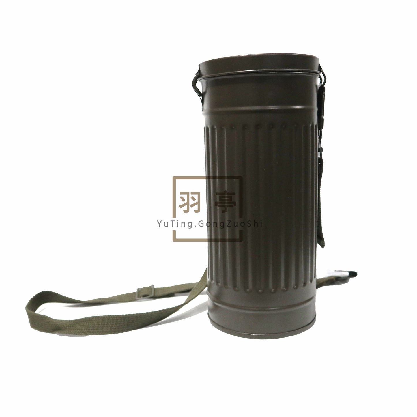 复刻二战德国防毒面具罐子影视道具WW2 German Gas Mask Canister Replica, Historical Reenactment Film & TV Costume Prop