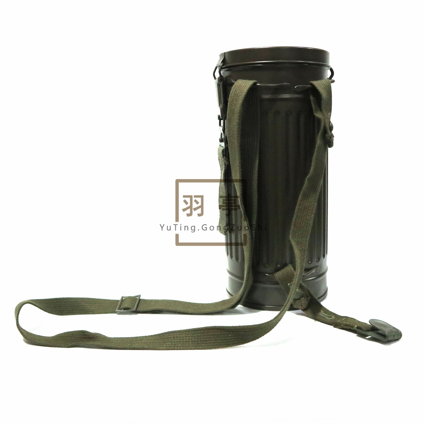 复刻二战德国防毒面具罐子影视道具WW2 German Gas Mask Canister Replica, Historical Reenactment Film & TV Costume Prop