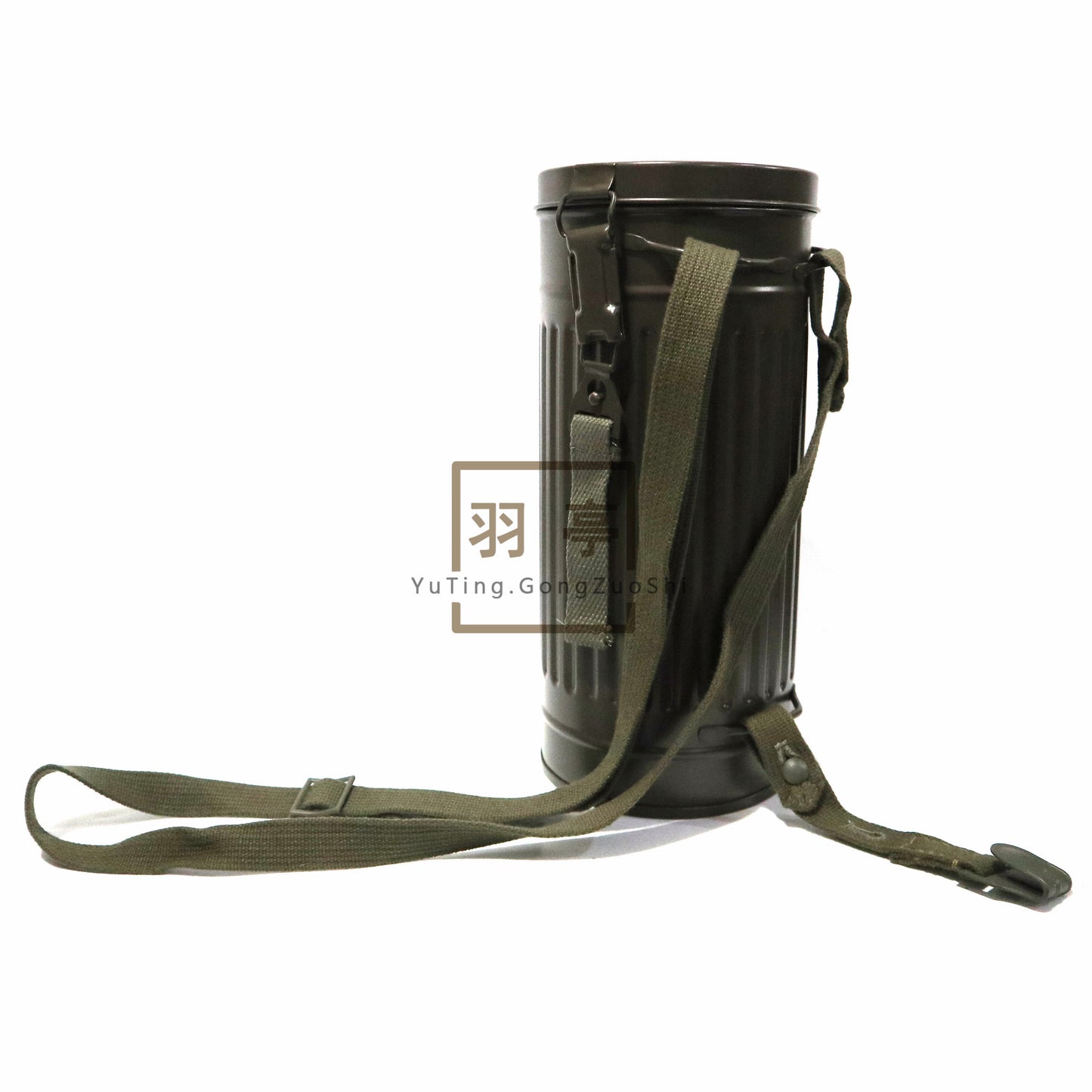 复刻二战德国防毒面具罐子影视道具WW2 German Gas Mask Canister Replica, Historical Reenactment Film & TV Costume Prop