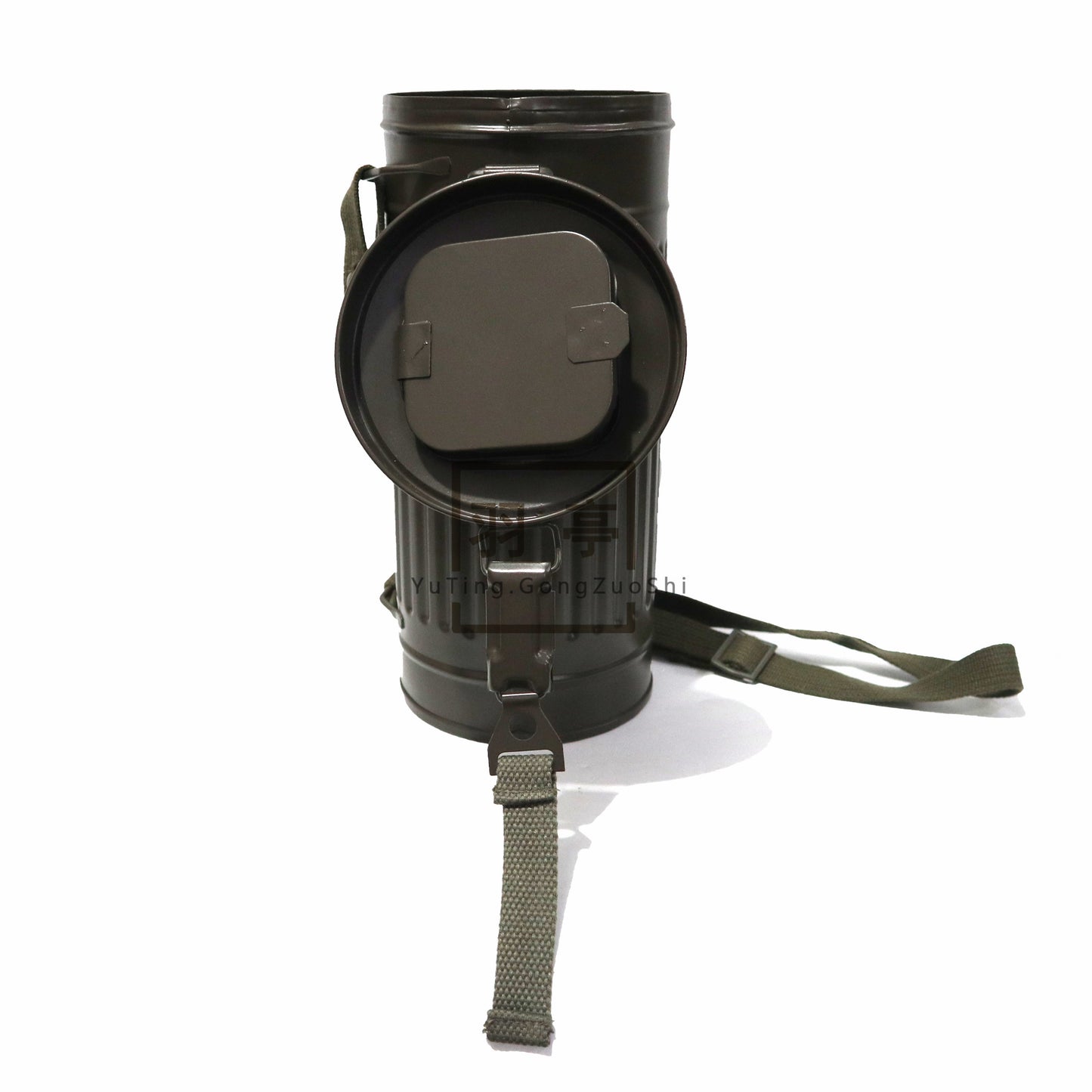 复刻二战德国防毒面具罐子影视道具WW2 German Gas Mask Canister Replica, Historical Reenactment Film & TV Costume Prop