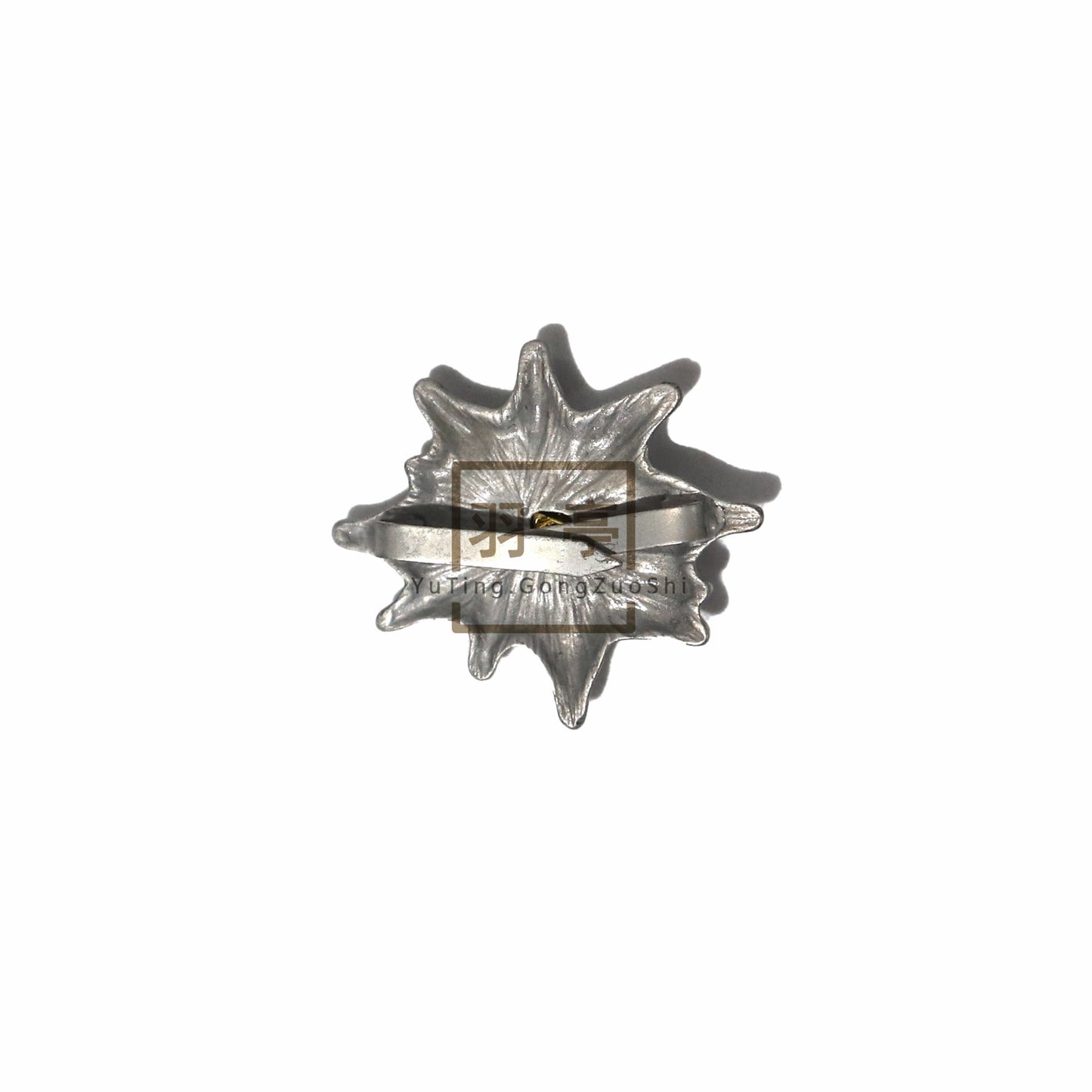 复刻二战德国雪绒花帽徽配件影视道具WW2 German Edelweiss Cap Badge Replica, Historical Reenactment Film & TV Costume Prop