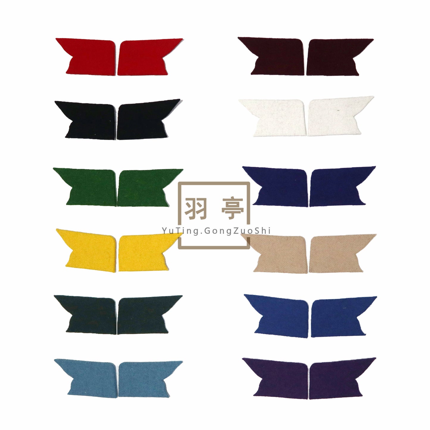 复刻旧日本陆军昭五式襟章领章兵科章影视道具Reproduction Taisho 5 Type Collar Branch Insignia of Imperial Japanese Army, Movie & Film Prop Only