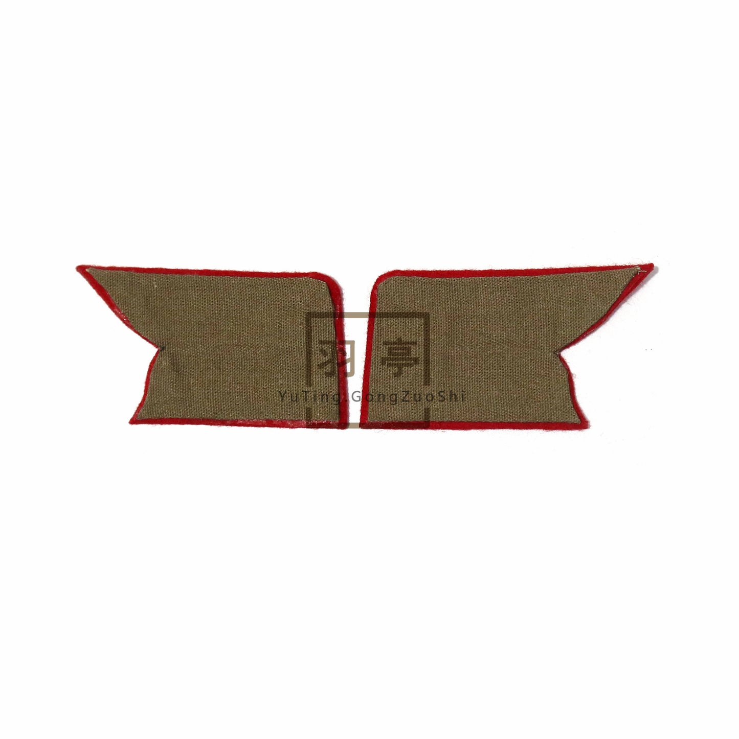 复刻旧日本陆军昭五式襟章领章兵科章影视道具Reproduction Taisho 5 Type Collar Branch Insignia of Imperial Japanese Army, Movie & Film Prop Only