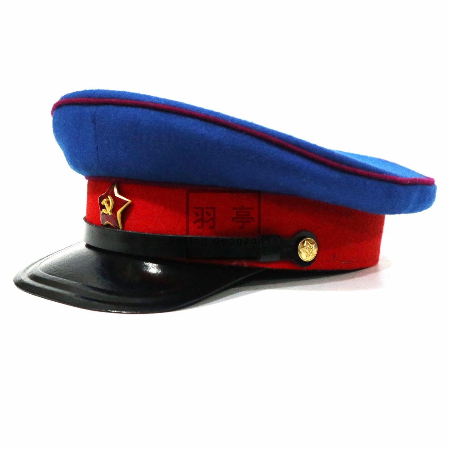 复制前苏联内务部大檐帽